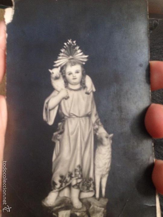 Postales: ANTIGUA POSTAL NI&Ntilde;O JESUS CON CORDERO