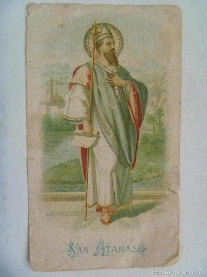 Postales: ESTAMPA MUY ANTIGUA DE SAN ATANASIO