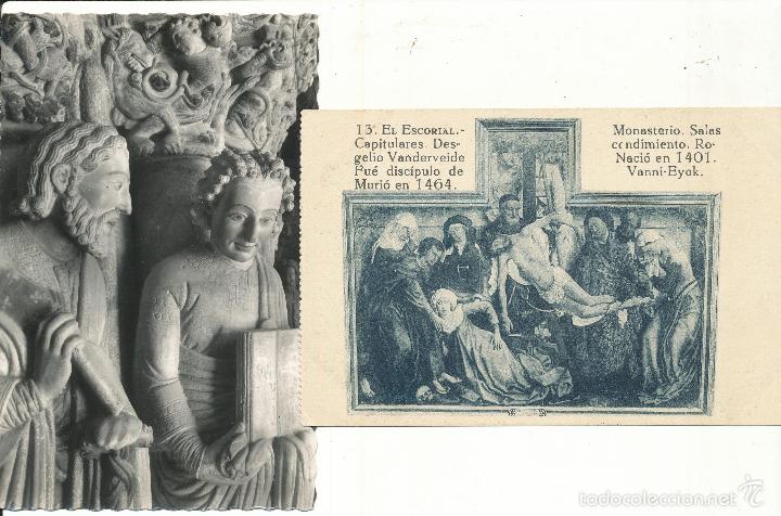 Postales: Lote de 2 postales: El Escorial y Santiago de Compostela.