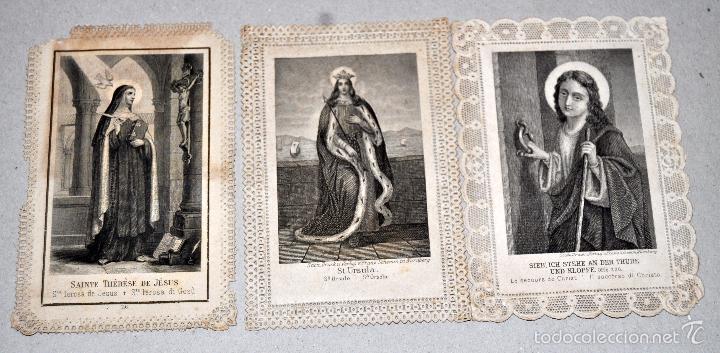 Postales: LOTE DE 8 ESTAMPAS RELIGIOSAS - Foto 4