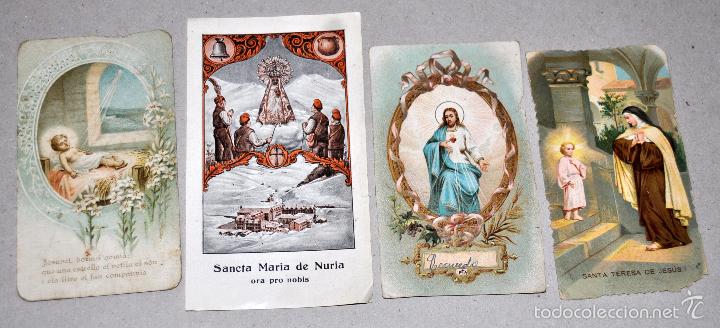 Postales: LOTE DE 58 ESTAMPAS RELIGIOSAS - Foto 2
