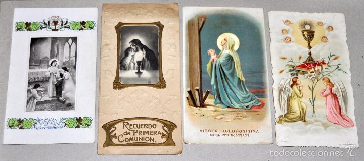 Postales: LOTE DE 58 ESTAMPAS RELIGIOSAS - Foto 7