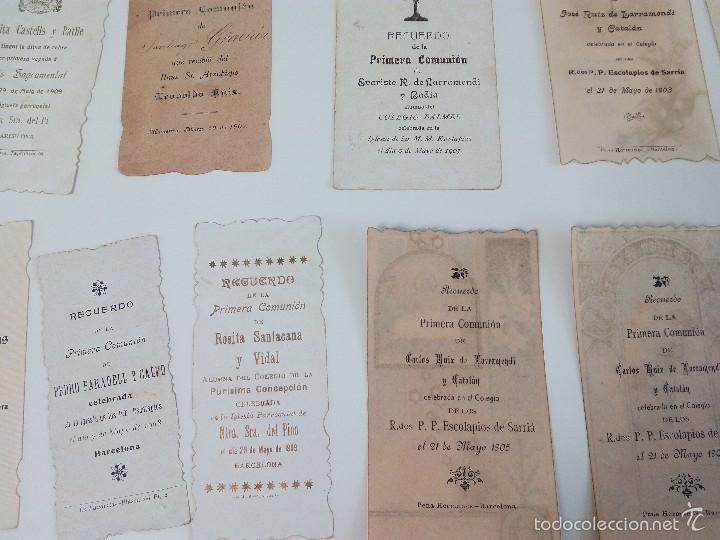 Postales: Diez estampitas religiosas de la d&eacute;cada de 1900. - Foto 4