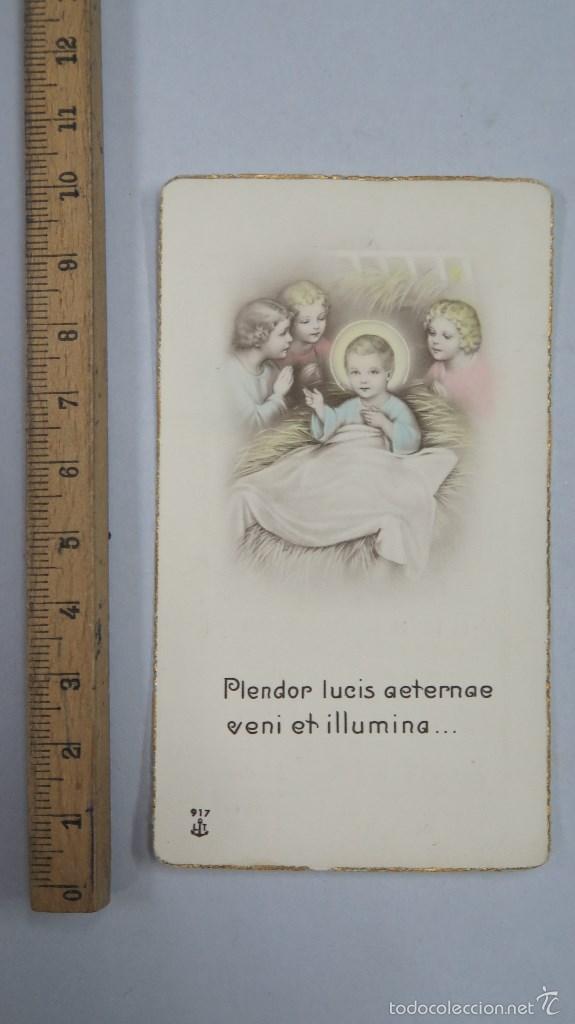 Cartoline: ESTAMPA NI&Ntilde;O JESUS. BUEN ESTADO