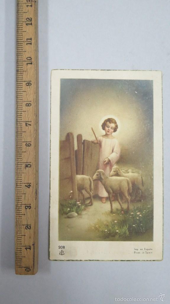 Postales: ESTAMPA NI&Ntilde;O JESUS PASTOR