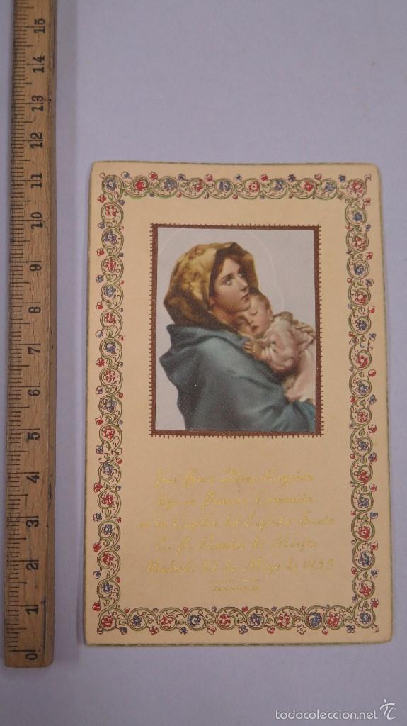 Postales: ESTAMPA VIRGEN Y NI&Ntilde;O JESUS. BUEN ESTADO