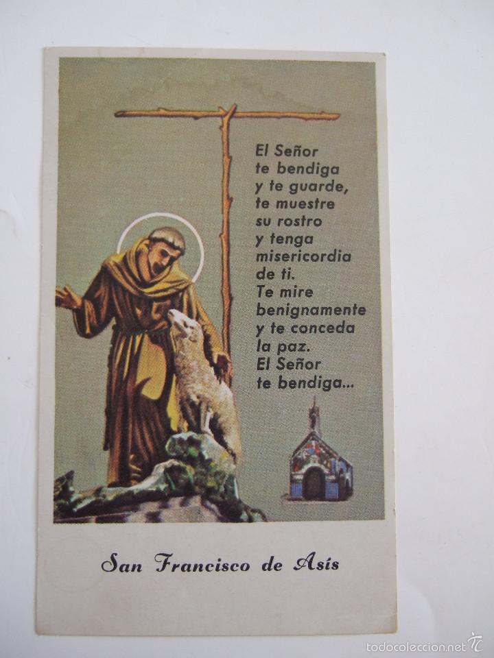 Estampa San Francisco De Asis Oracion Buy Religious Postcards And In Memoriam Cards At Todocoleccion