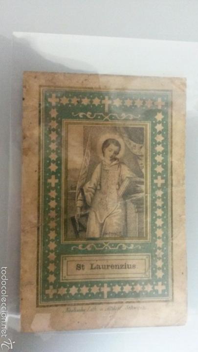 Postcards: ANTIGUA ESTAMPA St LAURENZIUS 1878 SALZBURG