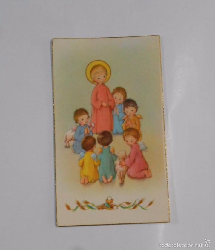 Postcards: ESTAMPA RECORDATORIO PRIMERA COMUNION VILLAMEDIANA DE IREGUA LA RIOJA 11 MAYO DE 1961. TDKP7