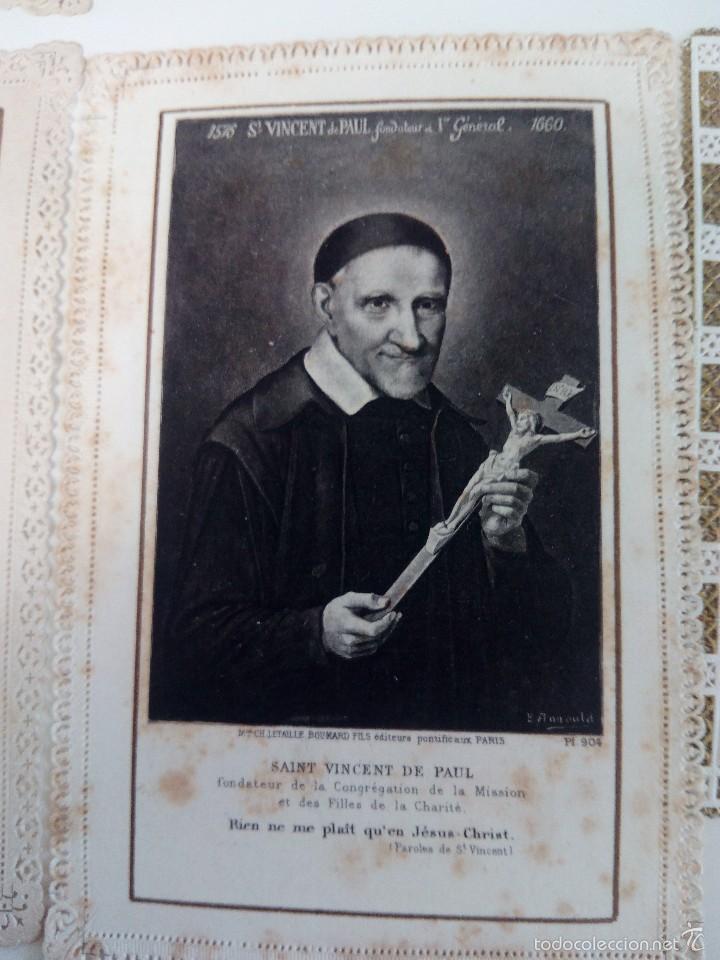 Postales: 21 Estampitas religiosas troqueladas - Foto 4