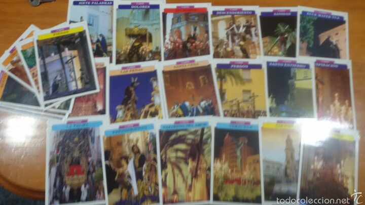 Postales: Magnifico lote de 27 postales de semana santa cadiz