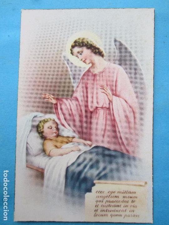 Postales: POSTAL DE NAVIDAD ANGEL DE LA GUARDA 1949 . Lote 63992991