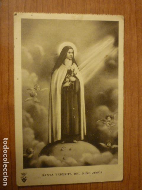 Postales: POSTAL SANTA TERESITA DEL NI&Ntilde;O JESUS. ESCRITA.