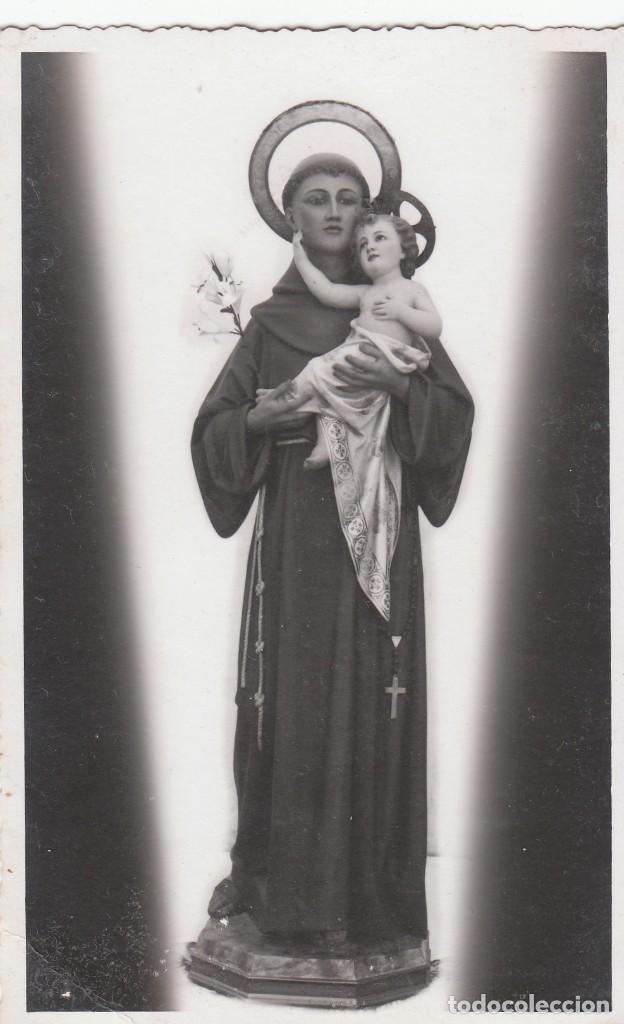 Postales: Foto postal de San Antonio de Padua. A&ntilde;os 40.