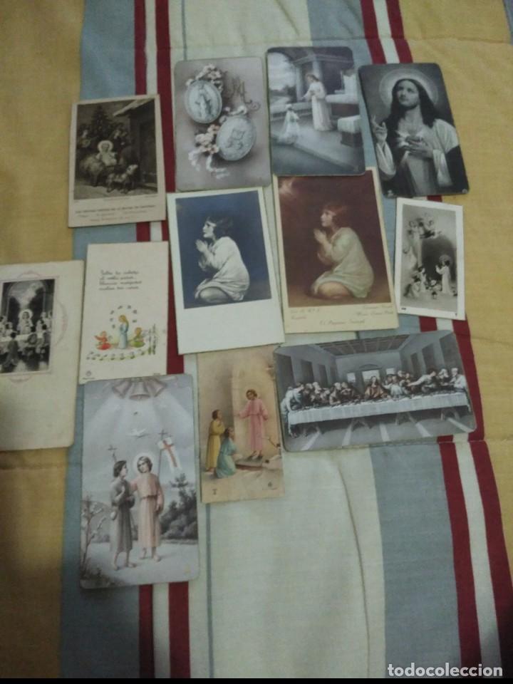 Postais: 10 estampas religiosas a&ntilde;os 40