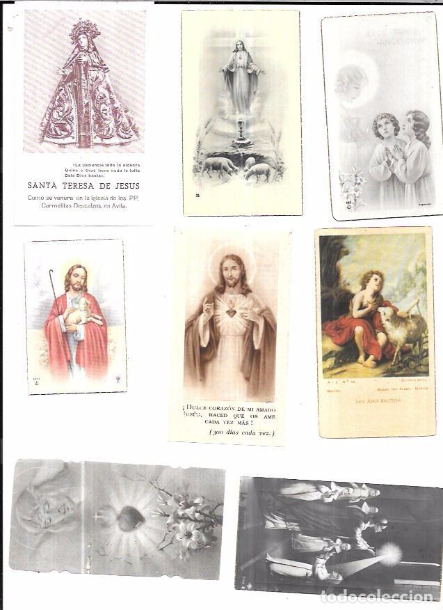 Postales: LOTE DE 25 ESTAMPAS RELIGIOSAS. - Foto 5