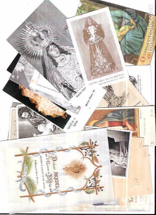 Postales: LOTE DE 25 ESTAMPAS RELIGIOSAS. - Foto 1
