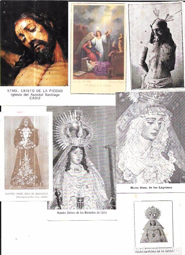 Postales: LOTE DE 25 ESTAMPAS RELIGIOSAS. - Foto 2
