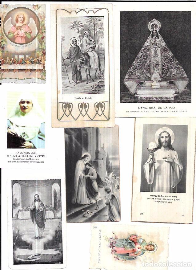 Postales: LOTE DE 25 ESTAMPAS RELIGIOSAS. - Foto 4