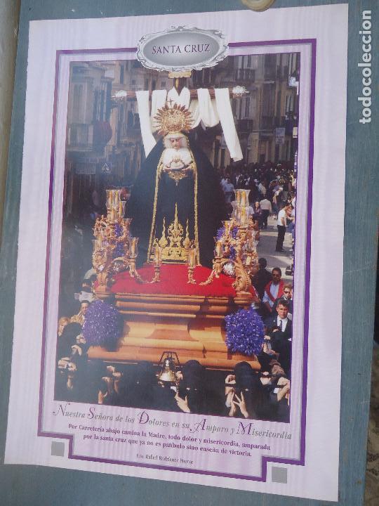 Postales: semana santa malaga , hoja informacion grafica ideal enmarcar santa cruz virgen de los dolores