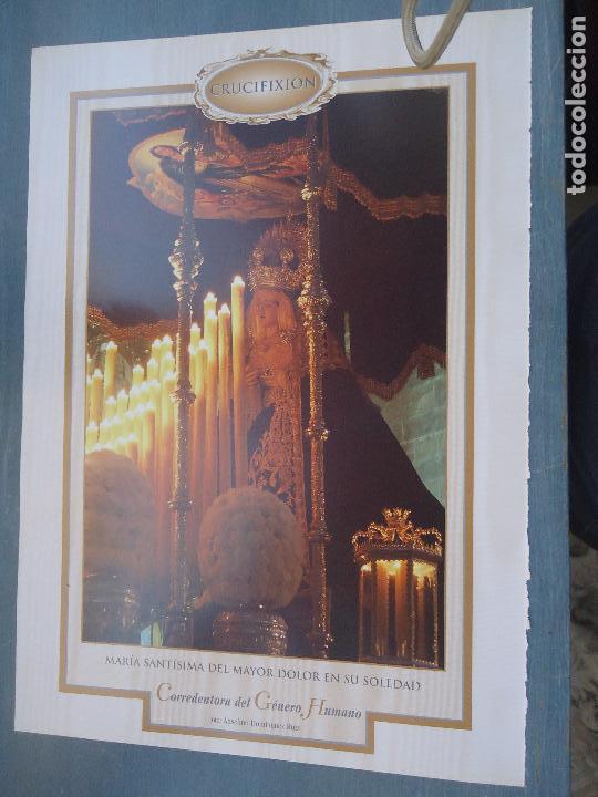 Postcards: semana santa malaga hoja informacion grafica - cristo o virgen cofradia hermandad ver mas en tienda