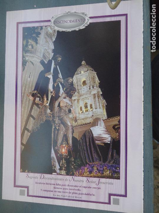 Cartoline: semana santa malaga hoja informacion grafica - cristo o virgen cofradia hermandad ver mas en tienda