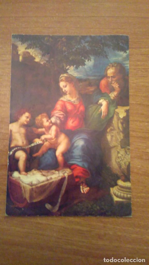 Cartoline: POSTAL ESCUELAS CATOLICAS PARAA HIJOS DE OBREROS GRATUITAS SAGRADA FAMILIA DE GERARD DAVID SIN CIRCU