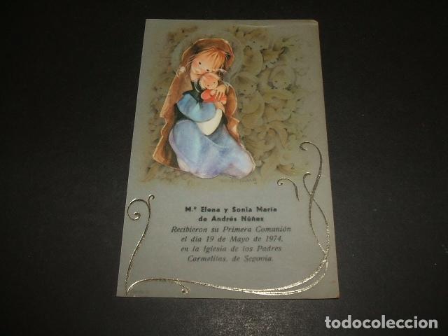 Postales: ROSER PUIG ILUSTRADORA RECORDATORIO PRIMERA COMUNION - Foto 1