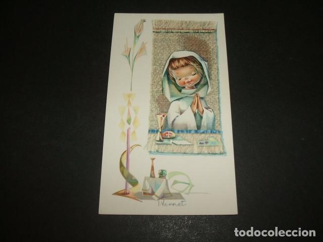 Postales: I VERNET ILUSTRADORA RECORDATORIO PRIMERA COMUNION - Foto 1
