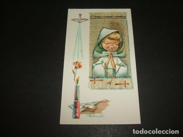 Postales: I VERNET ILUSTRADORA RECORDATORIO PRIMERA COMUNION - Foto 1