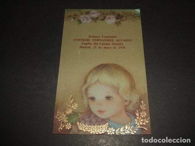 Postales: MARTA RIBAS ILUSTRADORA RECORDATORIO PRIMERA COMUNION - Foto 1