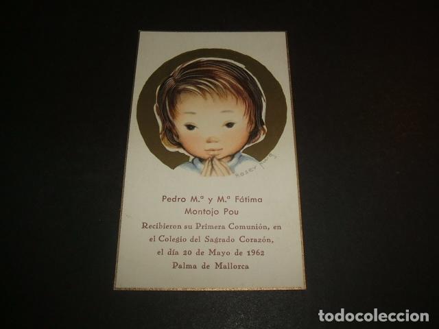 Postales: ROSER PUIG ILUSTRADORA RECORDATORIO PRIMERA COMUNION - Foto 1