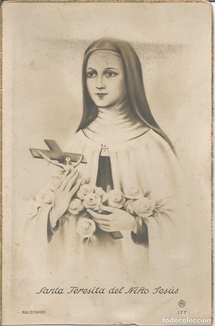 Postales: SANTA TERESITA DEL NI&Ntilde;O JES&Uacute;S - ED. MB 177 - ESCRITA 1944