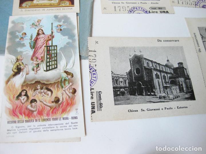 Postales: LOTE DE ESTAMPAS DE ROMA - Foto 3