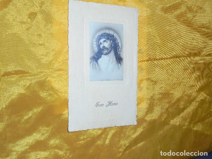Cartes Postales: RECORDATORIO DE COMUNION CON LA IMAGEN DE ECCE HOMO. 1921