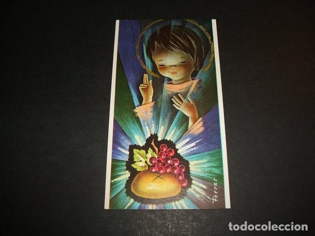 Postales: FERRER ILUSTRADOR RECORDATORIO PRIMERA COMUNION - Foto 1