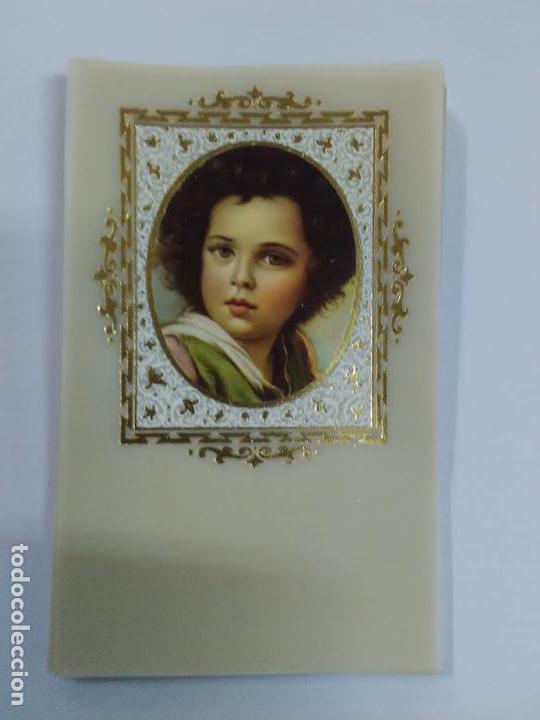 Postales: Estampita sin imprimir del ni&ntilde;o Jesus. 14 unidades