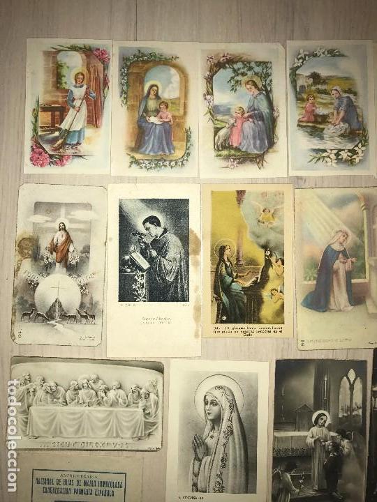 Postales: LOTE MUY VARIADO DE MATERIAL RELIGIOSO - Foto 2