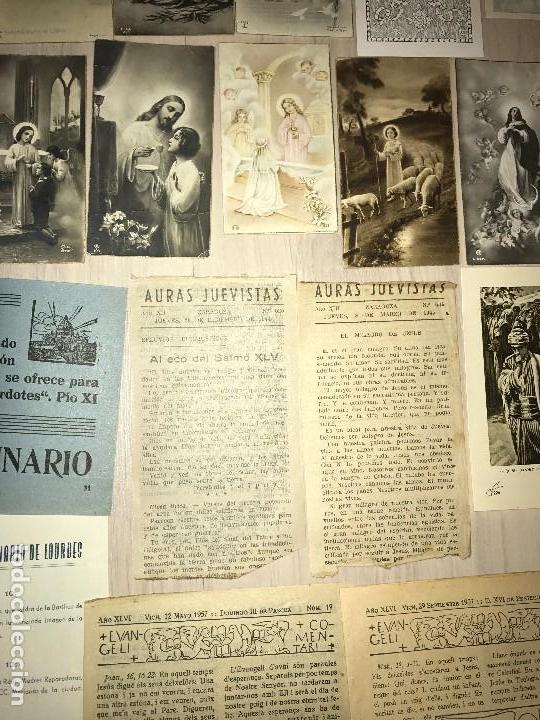 Postales: LOTE MUY VARIADO DE MATERIAL RELIGIOSO - Foto 6