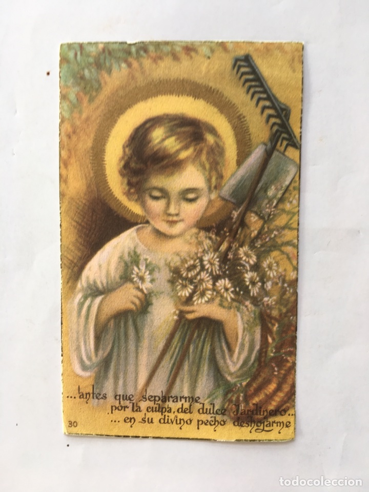 Postales: Estampa &rdquo;Ni&ntilde;o Jesus&rdquo; (h.1940?)