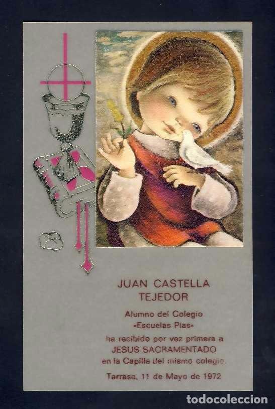 Postales: Estampa religiosa de Primera Comunion - Foto 1