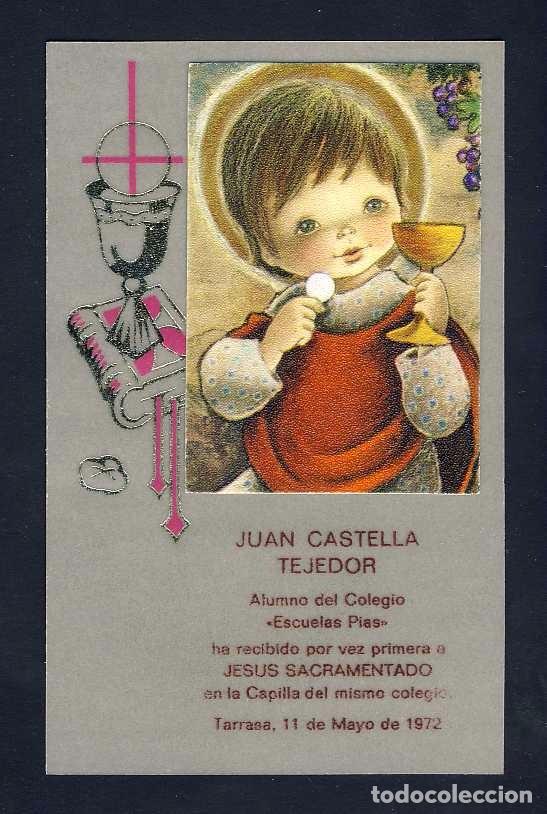 Postales: Estampa religiosa de Primera Comunion (sin editor) - Foto 1