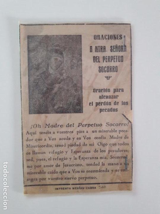 Postales: hln-estampa religiosa- oferta por lotes- oracion nuestra se&ntilde;ora perpetuo socorro