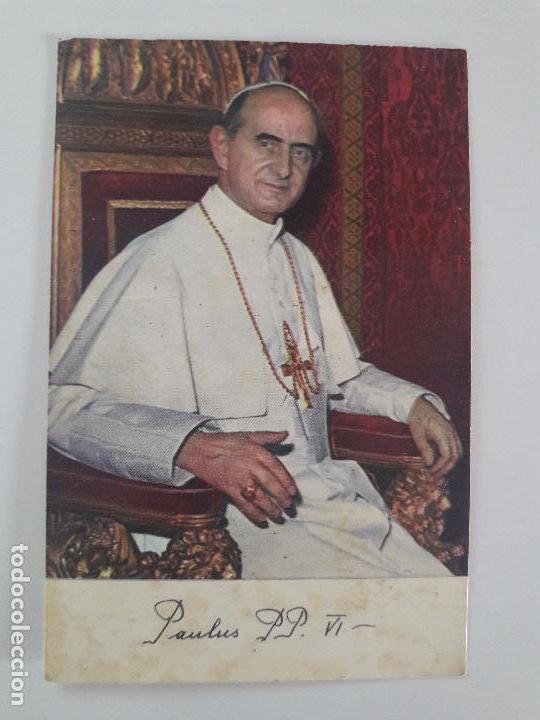 Cartoline: hln-oferta por lote-estampa religiosa- papa pablo VI