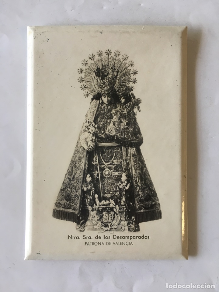 Postais: Ntra. Sra. de los Desamparados. Postal Religiosa Recordatorio (h.1950?)