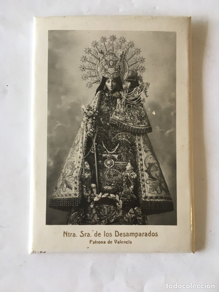Postales: Ntra. Sra. de los Desamparados. Postal Religiosa Recordatorio (h.1950?)
