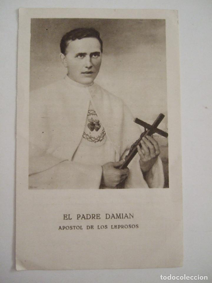 estampa el padre damian - apostol de los lepros - Buy Religious postcards  and in memoriam cards on todocoleccion