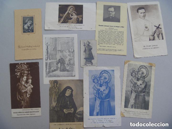 Postcards: LOTE DE 10 ESTAMPAS RELIGIOSAS  ANTIGUAS