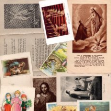 Postales: LOTE DE ESTAMPITAS RECORDATORIOS RELIGIOSOS
