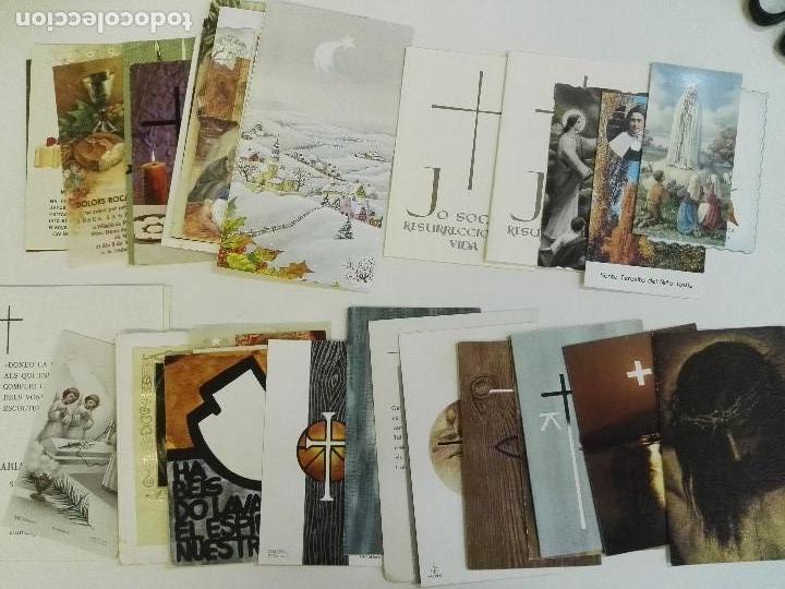 Postales: 38 Estampitas religiosas a color - Foto 1